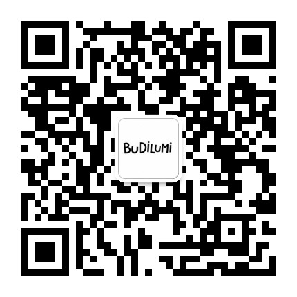 布丁 budilumi 微信公众号关注二维码